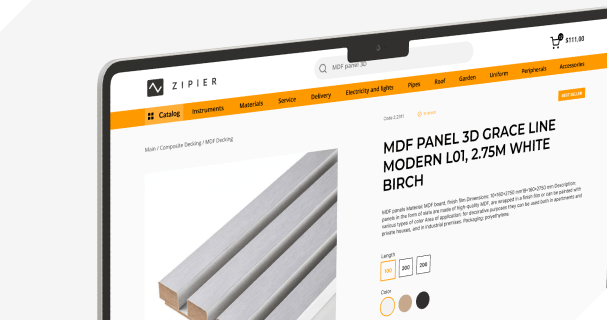 Platform for corporate sales of construction materials